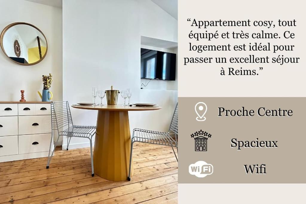Ete Magnifique T2 Tout Equipe Proche Centre-Ville Reims Eksteriør bilde